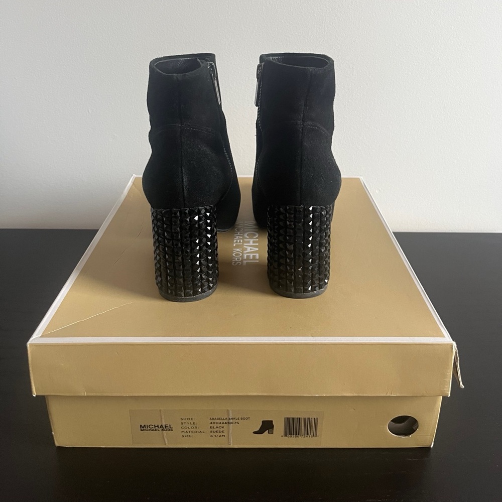 Michael Kors “Arabella” suede booties (Size 36.5)